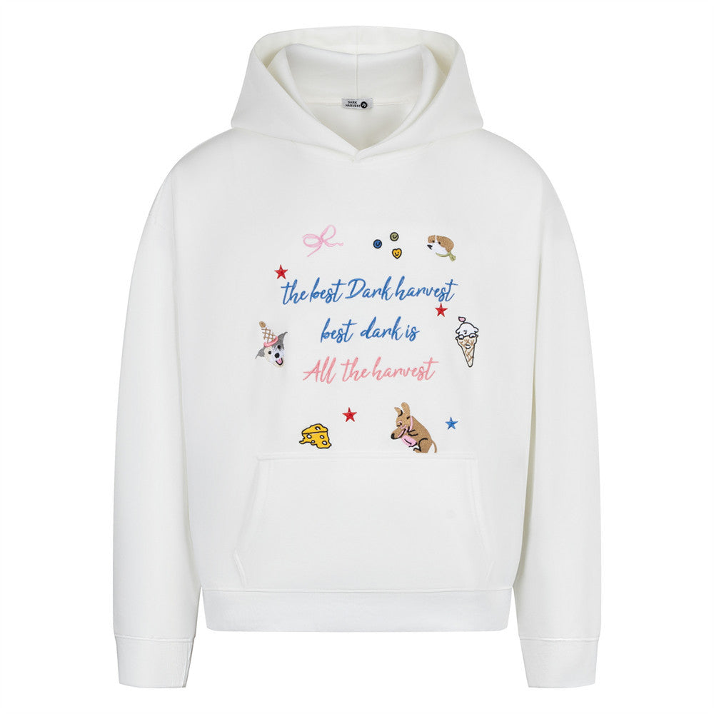 VOIDLINE™ Embroidered Cartoon Hoodie