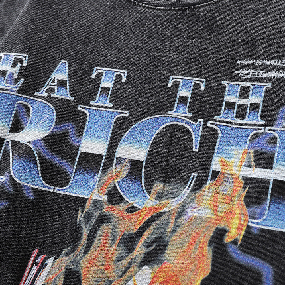 VOIDLINE™ Flame Printed Long Sleeved Shirt