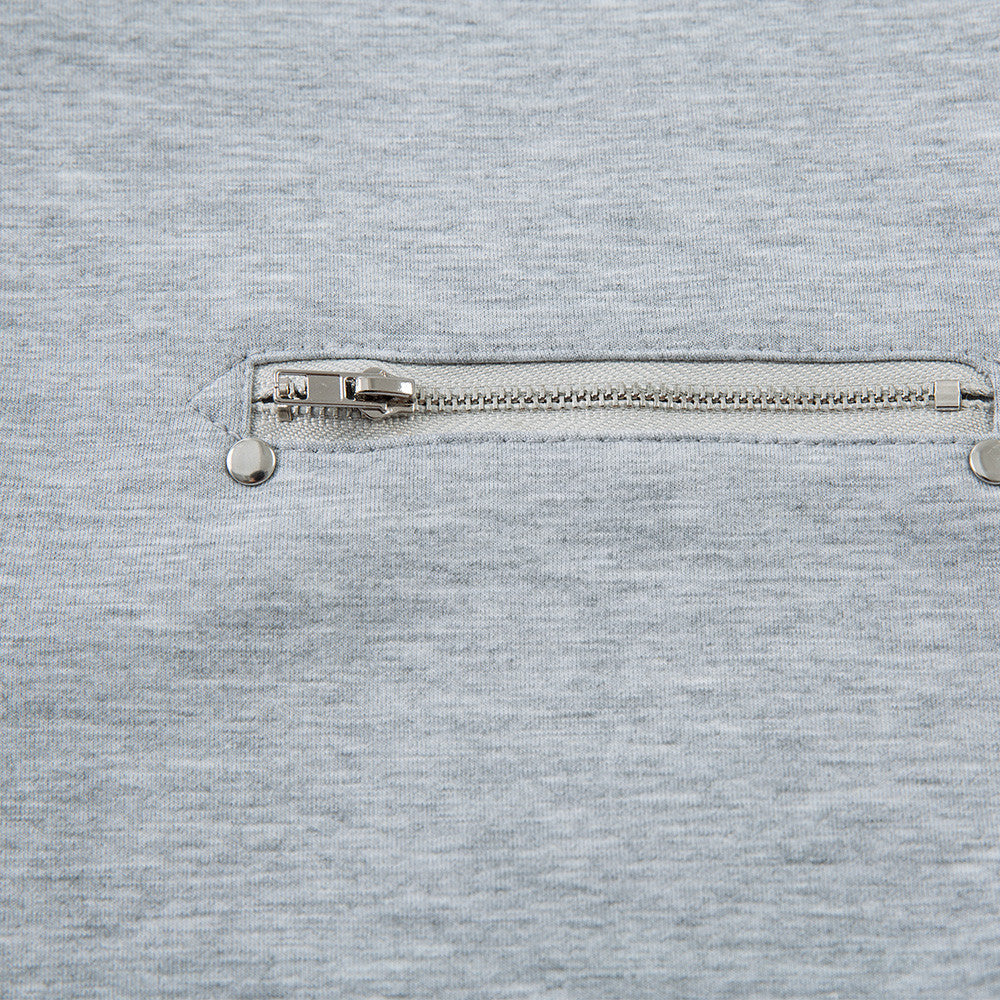 VOIDLINE™ Half-Button Round Neck Sweatshirt